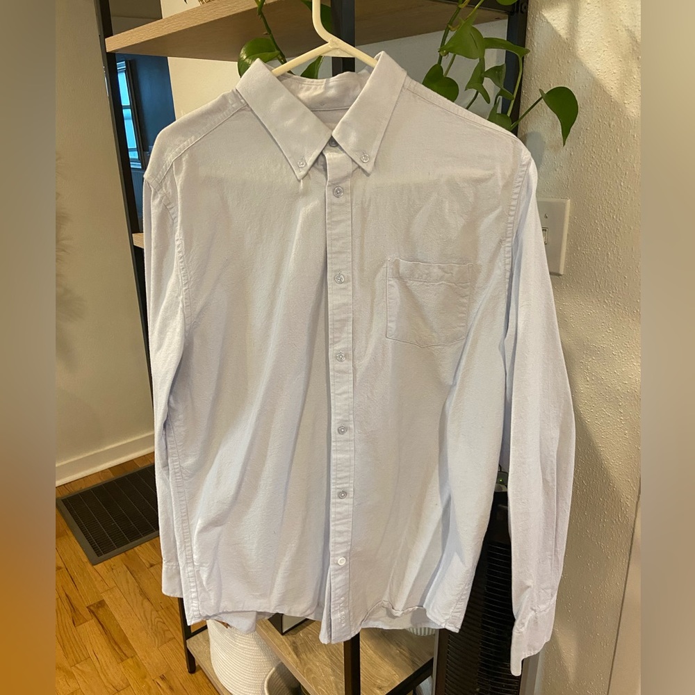 Five Four Club Button Up Shirt - Large, light cream
